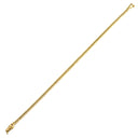 喜平 KIHEI K18 18金 18.3cm 5.0g 6面 ダブル Ｗ イエローゴールド K18YG ブレスレット 造幣局検定マーク ※ショッピングローン対応していません