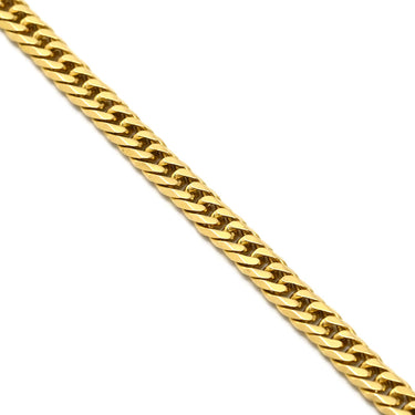 喜平 KIHEI K18 18金 18.3cm 5.0g 6面 ダブル Ｗ イエローゴールド K18YG ブレスレット 造幣局検定マーク ※ショッピングローン対応していません