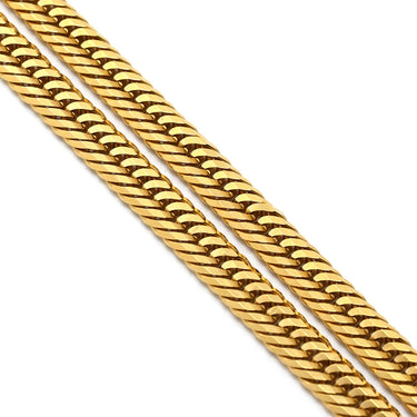 喜平 KIHEI K18 18金 45.2cm 11.4g 12面 トリプル イエローゴールド K18YG ネックレス 造幣局検定マーク ※ショッピングローン対応していません
