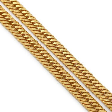 喜平 KIHEI K18 18金 45.2cm 11.3g 12面 トリプル イエローゴールド K18YG ネックレス 造幣局検定マーク ※ショッピングローン対応していません