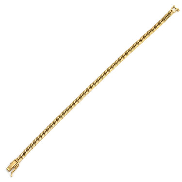 喜平 KIHEI K18 18金 18.9cm 8.5g 16面トリプル イエローゴールド K18YG ブレスレット 造幣局検定マーク ショッピングローン対応していません