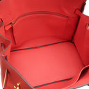 エルメス HERMES バーキン35 ローズジャイプール ヴォーエプソン ハンドバッグ ゴールド金具