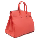 エルメス HERMES バーキン35 ローズジャイプール ヴォーエプソン ハンドバッグ ゴールド金具