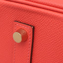 エルメス HERMES バーキン35 ローズジャイプール ヴォーエプソン ハンドバッグ ゴールド金具