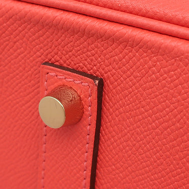 エルメス HERMES バーキン35 ローズジャイプール ヴォーエプソン ハンドバッグ ゴールド金具