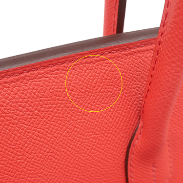 エルメス HERMES バーキン35 ローズジャイプール ヴォーエプソン ハンドバッグ ゴールド金具