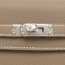 エルメス HERMES ケリー25 内縫い エトゥープ トゴ 2WAYバッグ シルバー金具 新品 未使用 グレージュ ショルダー