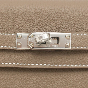 エルメス HERMES ケリー25 内縫い エトゥープ トゴ 2WAYバッグ シルバー金具 新品 未使用 グレージュ ショルダー