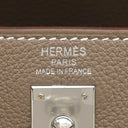 エルメス HERMES ケリー25 内縫い エトゥープ トゴ 2WAYバッグ シルバー金具 新品 未使用 グレージュ ショルダー