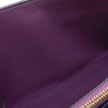 エルメス HERMES コンスタンス トゥーゴー カシス アリゲーター 長財布 ゴールド金具 紫 クロコ ショルダー