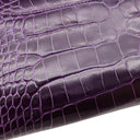 エルメス HERMES コンスタンス トゥーゴー カシス アリゲーター 長財布 ゴールド金具 紫 クロコ ショルダー