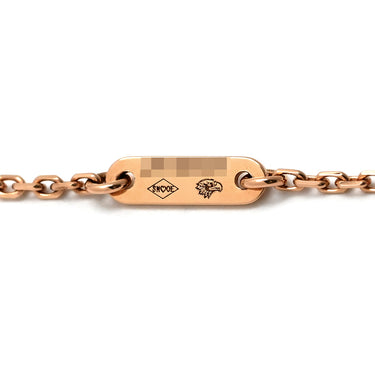 ヴァンクリーフアーペル Van Cleef & Arpels VCARN59M00 ローズゴールド×レッド K18RG カーネリアン ネックレス K18RG Au750 カーネリアン