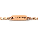 ヴァンクリーフアーペル Van Cleef & Arpels VCARN59M00 ローズゴールド×レッド K18RG カーネリアン ネックレス K18RG Au750 カーネリアン