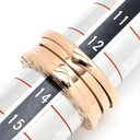 ブルガリ BVLGARI ビーゼロワン B-zero1 3バンド ピンクゴールド K18PG #54 リング 指輪 BVLGARI K18PG Au750 18K 18金 スパイラル 螺旋 13号