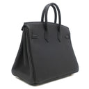 エルメス HERMES バーキン25 ブラック トゴ ハンドバッグ ゴールド金具 新品 未使用 黒
