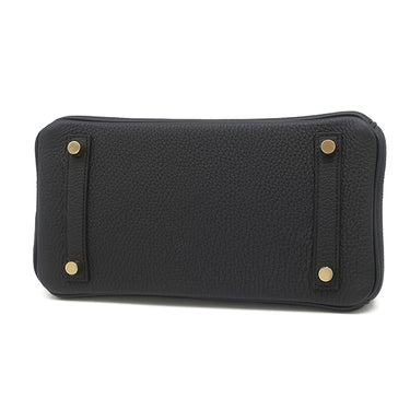 エルメス HERMES バーキン25 ブラック トゴ ハンドバッグ ゴールド金具 新品 未使用 黒