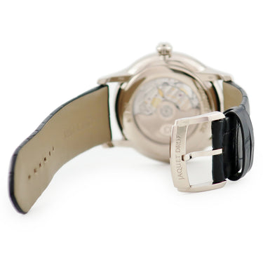腕時計 ジャケ・ドロー Jaquet Droz グラン セコンド J014014 自動巻き メンズ K18WG無垢 アメジストストーン パープル 青針 限定8本