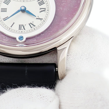 腕時計 ジャケ・ドロー Jaquet Droz グラン セコンド J014014 自動巻き メンズ K18WG無垢 アメジストストーン パープル 青針 限定8本
