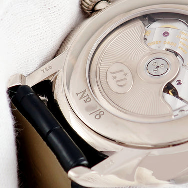 腕時計 ジャケ・ドロー Jaquet Droz グラン セコンド J014014 自動巻き メンズ K18WG無垢 アメジストストーン パープル 青針 限定8本