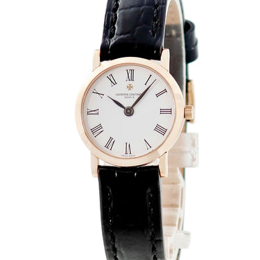 腕時計 ヴァシュロン・コンスタンタン VACHERON CONSTANTIN パトリモニー 25093/000R-8742 クオーツ レディース K18PG無垢 ホワイト