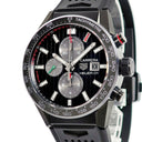 腕時計 タグホイヤー TAG Heuer カレラ クロノグラフ ホイヤー01 AIR-K5 CAR201N.EB0115 自動巻き メンズ 新品同様 錦織圭 コラボ 限定