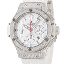 腕時計 ウブロ HUBLOT ビッグバン サンモリッツ 301.SE.230.RW.174 自動巻き メンズ 純正ダイヤ 白 デイト クロノグラフ スモセコ