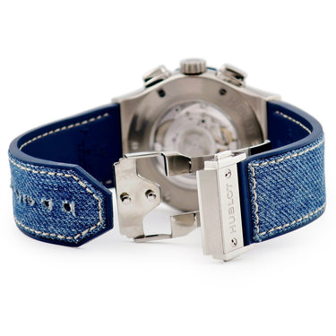 腕時計 ウブロ HUBLOT クラシックフュージョン クロノグラフ ジーンズ 521.NX.2770.NR.JPN18 自動巻き メンズ デニム デイト 限定