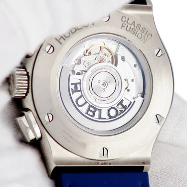 腕時計 ウブロ HUBLOT クラシックフュージョン クロノグラフ ジーンズ 521.NX.2770.NR.JPN18 自動巻き メンズ デニム デイト 限定