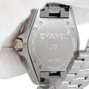 腕時計 シャネル CHANEL J12 クロマティック H4197 自動巻き メンズ レディース K18PG無垢 Ti×PG コンビ グレー ラウンド