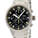 腕時計 IWC IWC GST クロノグラフ ラトラパンテ IW371503 自動巻き メンズ スプリットセコンド ブラック