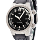 腕時計 IWC IWC アクアタイマー オートマティック IW354807 自動巻き メンズ ブラック 黒 逆回転防止付きインナーベゼル デイト