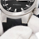 腕時計 IWC IWC アクアタイマー オートマティック IW354807 自動巻き メンズ ブラック 黒 逆回転防止付きインナーベゼル デイト