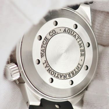 腕時計 IWC IWC アクアタイマー オートマティック IW354807 自動巻き メンズ ブラック 黒 逆回転防止付きインナーベゼル デイト