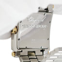 腕時計 ショパール CHOPARD ハッピースポーツ スクエア 28/8471 クオーツ メンズ 純正ダイヤ 5P K18YG×SS コンビ シェル