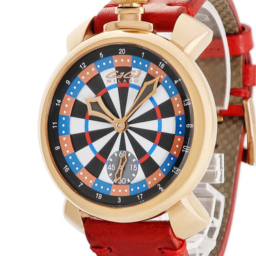腕時計 ガガミラノ GAGA MILANO マヌアーレ 48MM ラスベガス 5011.LV.03 手巻き メンズ ダーツ柄 マルチカラー GP 限定