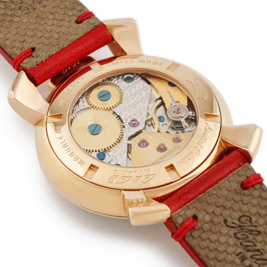 腕時計 ガガミラノ GAGA MILANO マヌアーレ 48MM ラスベガス 5011.LV.03 手巻き メンズ ダーツ柄 マルチカラー GP 限定