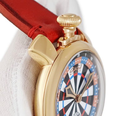 腕時計 ガガミラノ GAGA MILANO マヌアーレ 48MM ラスベガス 5011.LV.03 手巻き メンズ ダーツ柄 マルチカラー GP 限定