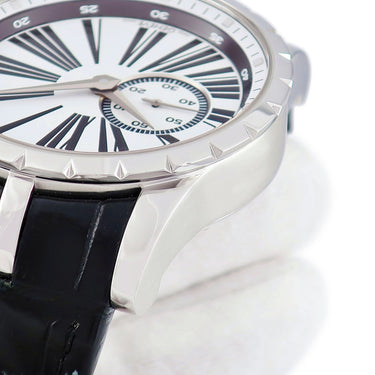 腕時計 ロジェデュブイ ROGER DUBUIS エクスカリバー 45mm EX45-77-90-00/01R00/B 自動巻き メンズ ホワイト ローマン スモセコ 限定