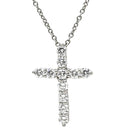 ティファニー Tiffany & Co スモールクロス ダイヤ ペンダント プラチナシルバー Pt950 ダイヤモンド ネックレス 11石 11石 クロス 十字架