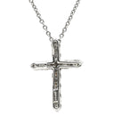 ティファニー Tiffany & Co スモールクロス ダイヤ ペンダント プラチナシルバー Pt950 ダイヤモンド ネックレス 11石 11石 クロス 十字架