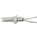 ティファニー Tiffany & Co スモールクロス ダイヤ ペンダント プラチナシルバー Pt950 ダイヤモンド ネックレス 11石 11石 クロス 十字架