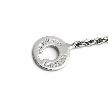 ダミアーニ DAMIANI ベルエポック S ブラウンダイヤ ホワイトゴールド K18WG ダイヤモンド ネックレス 18K 750 WG 十字架 クロス ペンダント