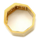 TASAKI TASAKI オクタゴン ダイヤ イエローゴールド K18YG ダイヤモンド リング 指輪 K18YG Au750 18K 18金 八角形 幅広 オールドモデル ヴィンテージ 15号