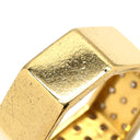 TASAKI TASAKI オクタゴン ダイヤ イエローゴールド K18YG ダイヤモンド リング 指輪 K18YG Au750 18K 18金 八角形 幅広 オールドモデル ヴィンテージ 15号