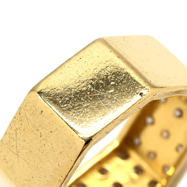 TASAKI TASAKI オクタゴン ダイヤ イエローゴールド K18YG ダイヤモンド リング 指輪 K18YG Au750 18K 18金 八角形 幅広 オールドモデル ヴィンテージ 15号