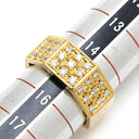 TASAKI TASAKI オクタゴン ダイヤ イエローゴールド K18YG ダイヤモンド リング 指輪 K18YG Au750 18K 18金 八角形 幅広 オールドモデル ヴィンテージ 15号