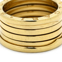 ブルガリ BVLGARI ビーゼロワン B-zero1 5バンドリング イエローゴールド K18YG #62(JP12) リング 指輪 BVLGARI Au750 YG 18K 18金 20号