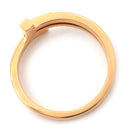 ティファニー Tiffany & Co Tスクエア ラップ ローズゴールド K18PG ダイヤモンド リング 指輪 ピンクゴールド AU750 18K 7石 7P ダイヤモンド 22号