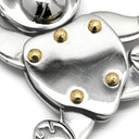 ポメラート Pomellato テディベアモチーフ イエローゴールド×シルバー K18YG ステンレススチール ペンダントトップ ネックレストップ 18K YG×SS コンビ