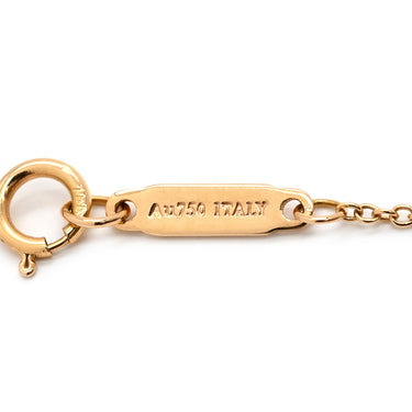 ティファニー Tiffany & Co T スマイル ペンダント スモール ダイヤモンド ピンクゴールド K18PG ダイヤモンド ネックレス T&Co. T smile K18PG Au750 18K 18金